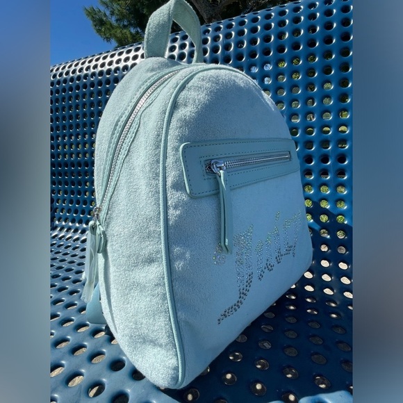 Juicy Couture Backpack,Juicy Couture Mint Backpack with Rhinestones. - Picture 8 of 10